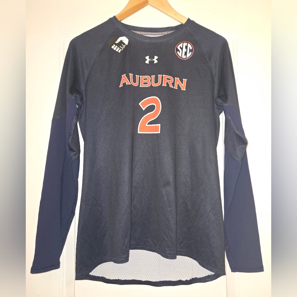 NWOT Authentic Auburn University Women's Volleyball Jersey Under Armour Size M
